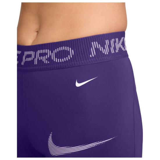 Nike Γυναικείο σορτς-κολάν Pro Mid-Rise 3'' Biker Shorts Nike Γυναικείο σορτς-κολάν Pro Mid-Rise 3'' Biker Shorts